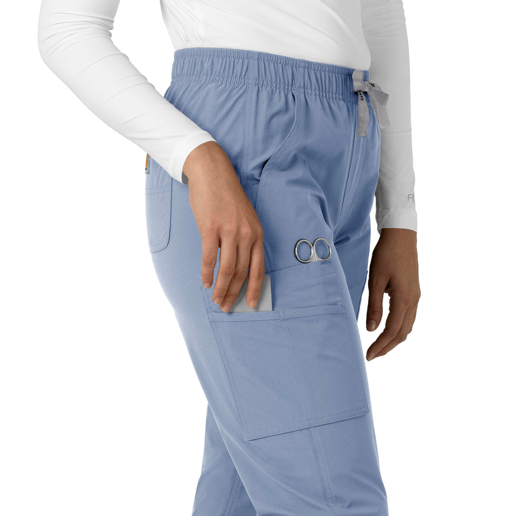 Force Essentials C51213 Straight Leg Scrub Pants Ceil Blue