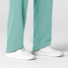 Nova 5232 Stovepipe High-Low Hem Scrub Pants Turquoise