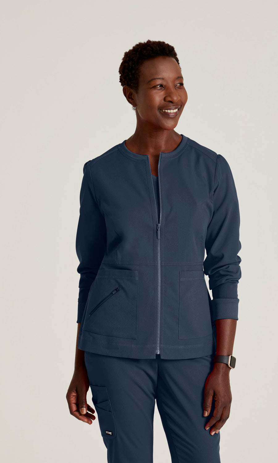 Grey's Anatomy Stretch GRSW017 Millie Jacket Steel