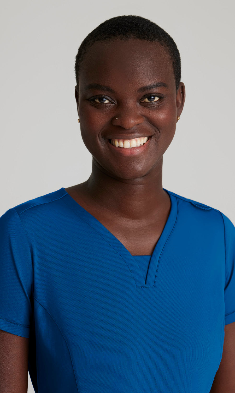 Skechers Slip-Ins Knits SKT220 Serene Knit Scrub Top New Royal