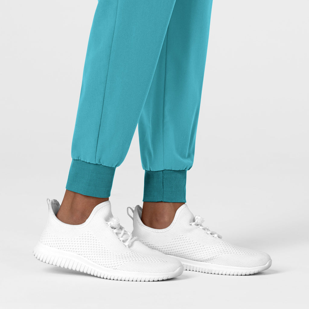 Nova 5132 Jogger Utility Scrub Pants Teal Blue
