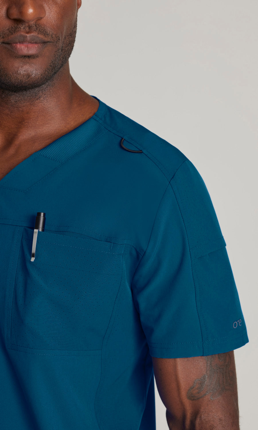 Barco One BOT195 Velocity Scrub Top Bahama