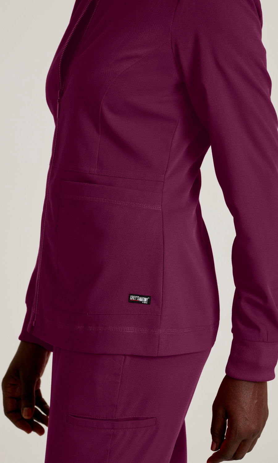 Grey's Anatomy Stretch GRSW017 Millie Jacket Wine