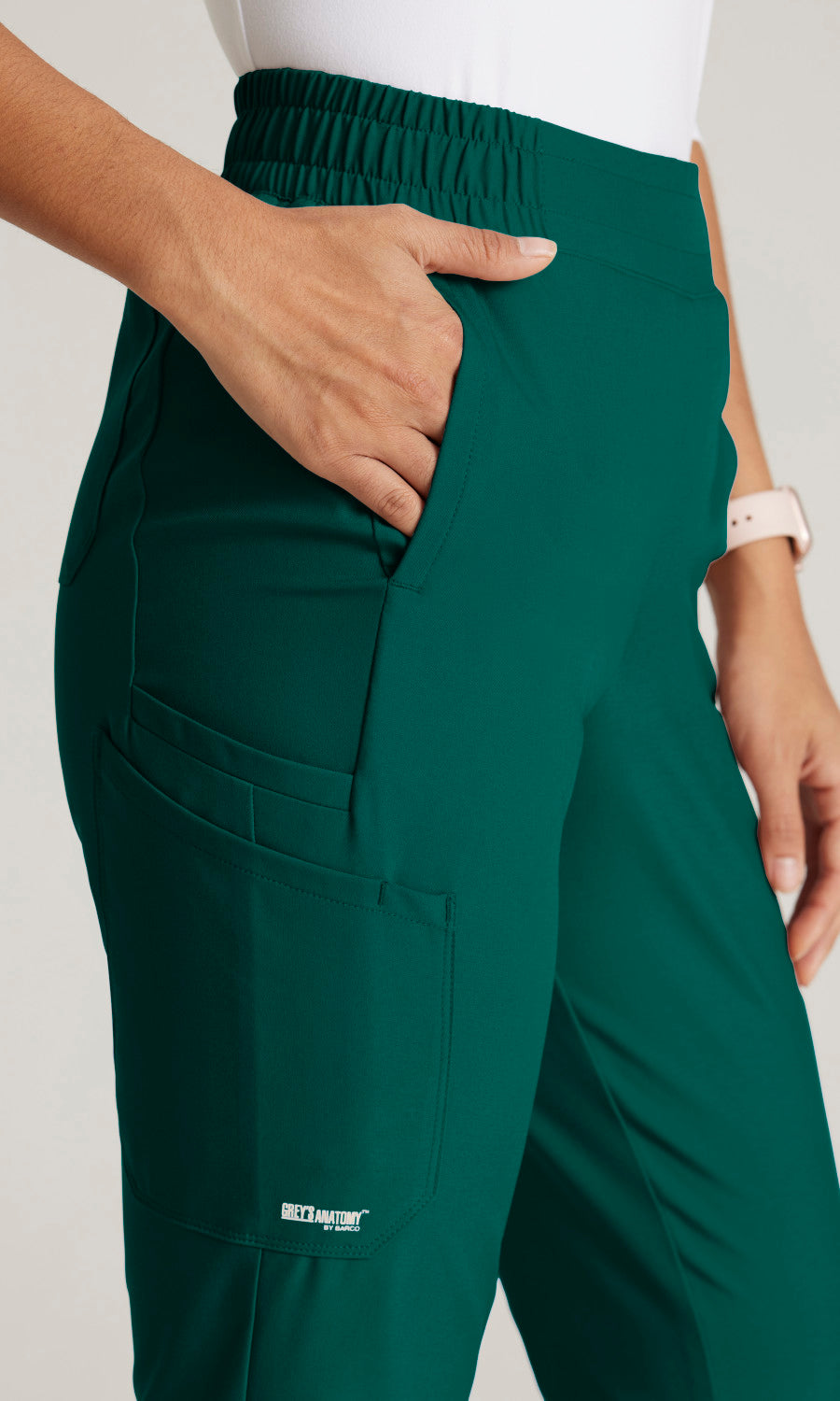 Grey's Anatomy Evolve GSSP627 Cosmo Scrub Pants Hunter Green