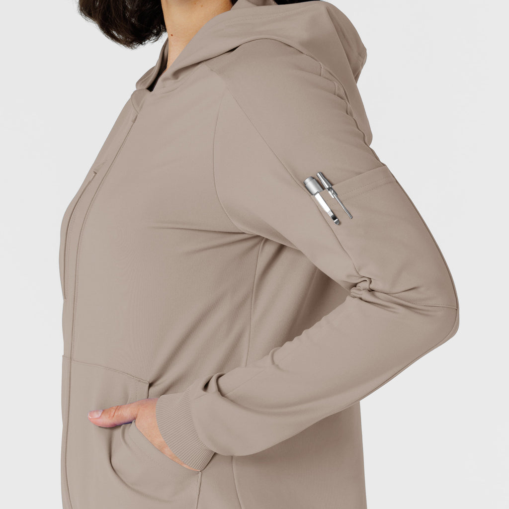 RENEW 8159 Knit Women’s Zip Hoodie Haze