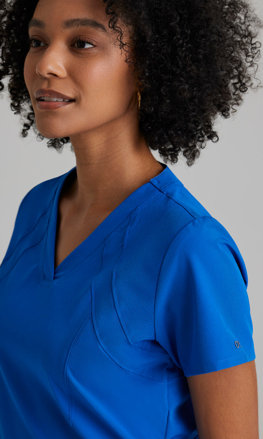 Barco One 5105 Racer Scrub Top New Royal