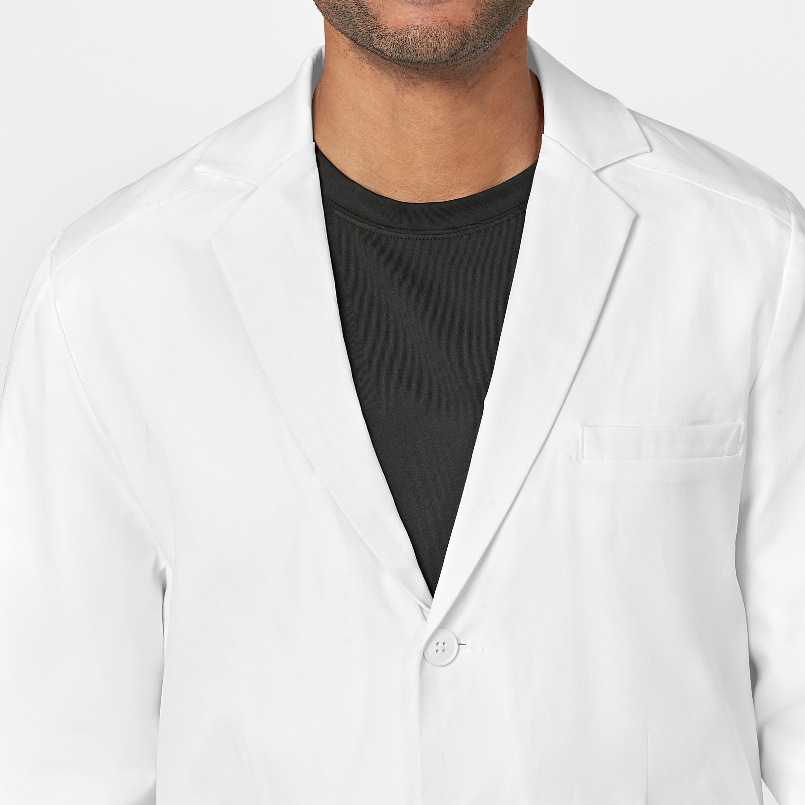 Slate 7372 Men's 38 Inch Doctors Coat White