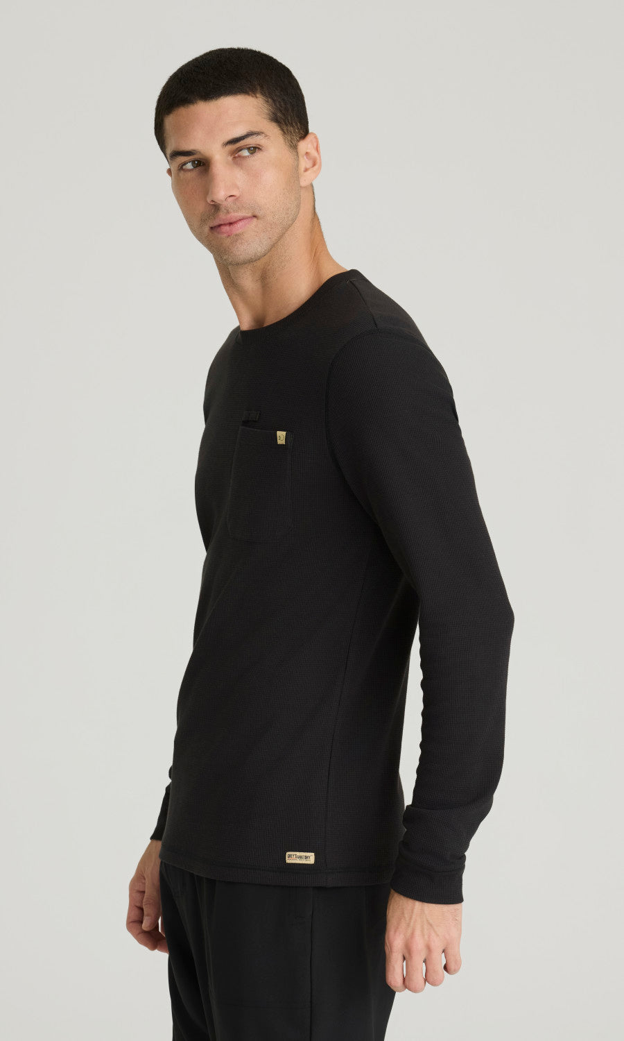 Grey's Anatomy Evolve GSST256 Nomad Long Sleeve Top Black