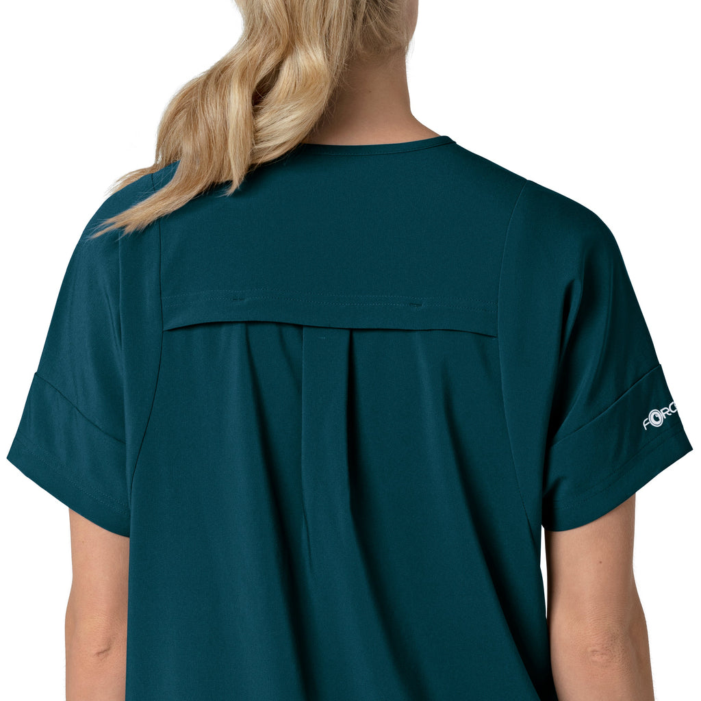 Force Cross-Flex C13110 Oversized V-Neck Scrub Top Caribbean