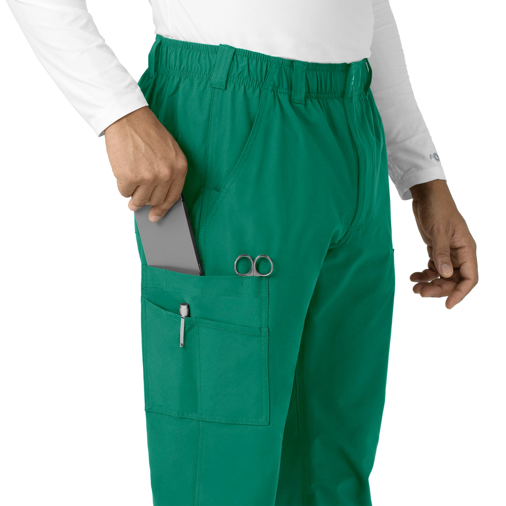 Force Essentials C56113 Men's Straight Leg Cargo Scrub Pants Hunter