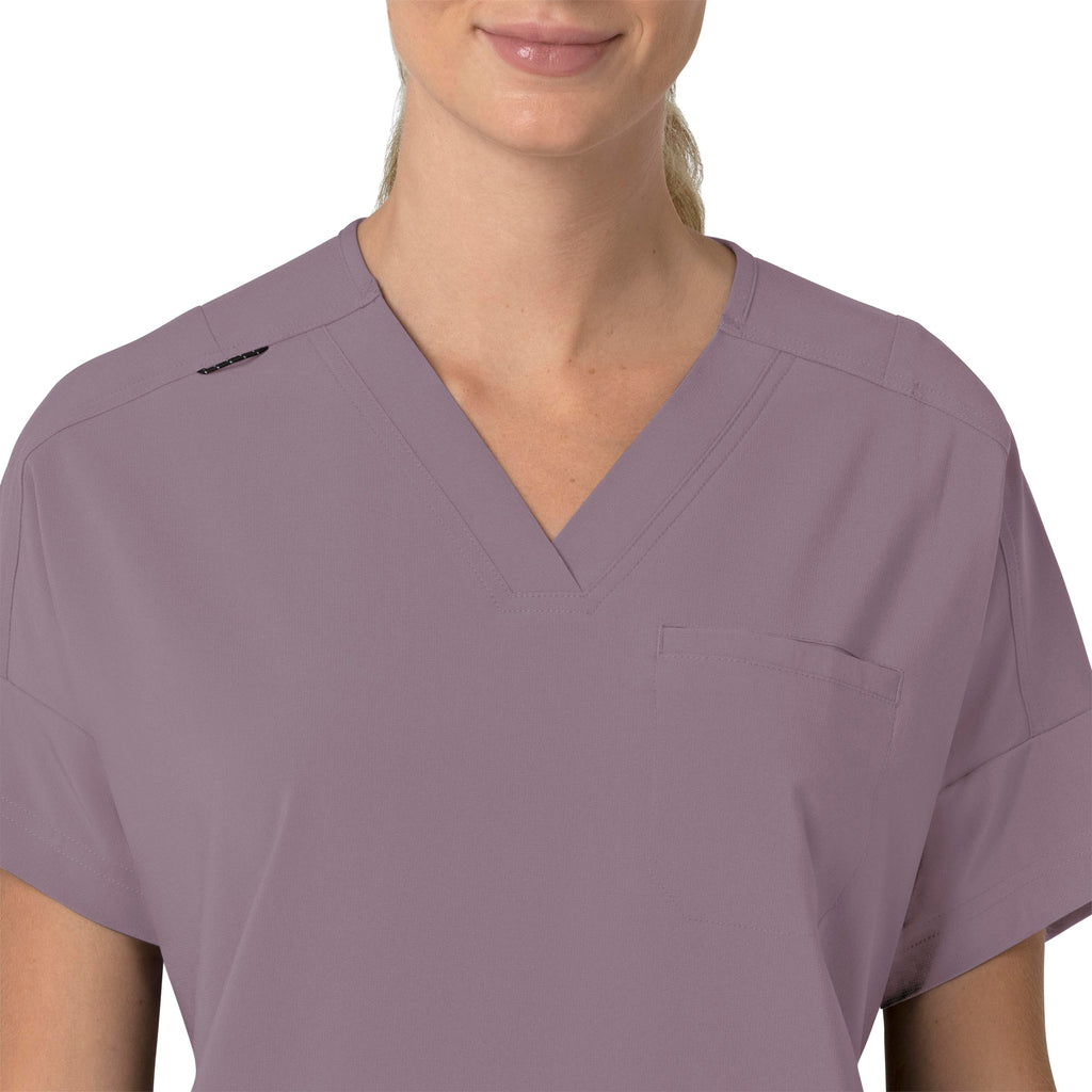 Force Cross-Flex C13110 Oversized V-Neck Scrub Top Lavender Mist