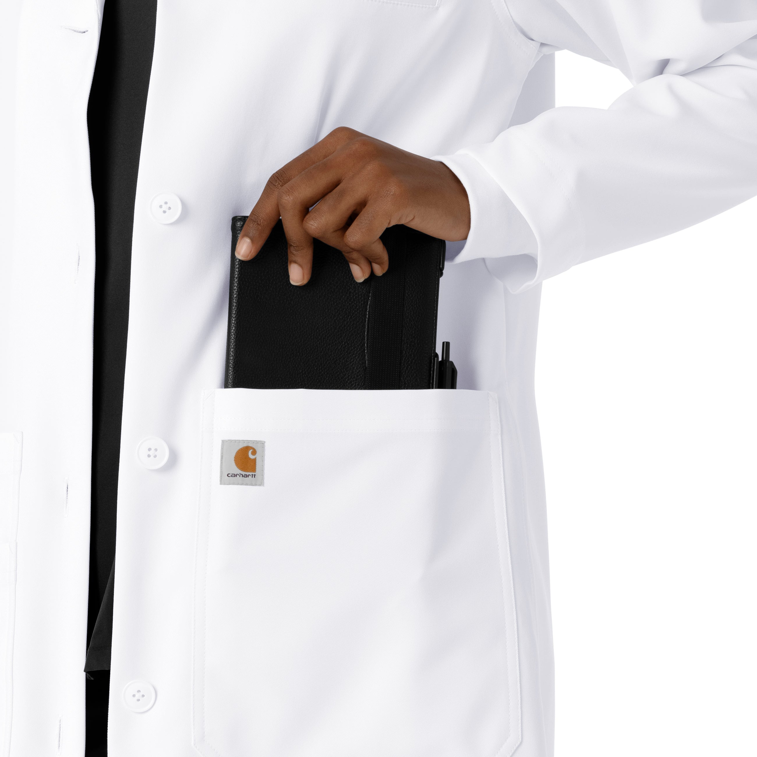 Lab Coats C74005 Long Lab Coat White