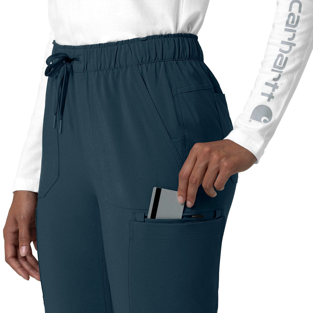 Force Cross-Flex C53210 Straight Leg Cargo Scrub Pants Navy