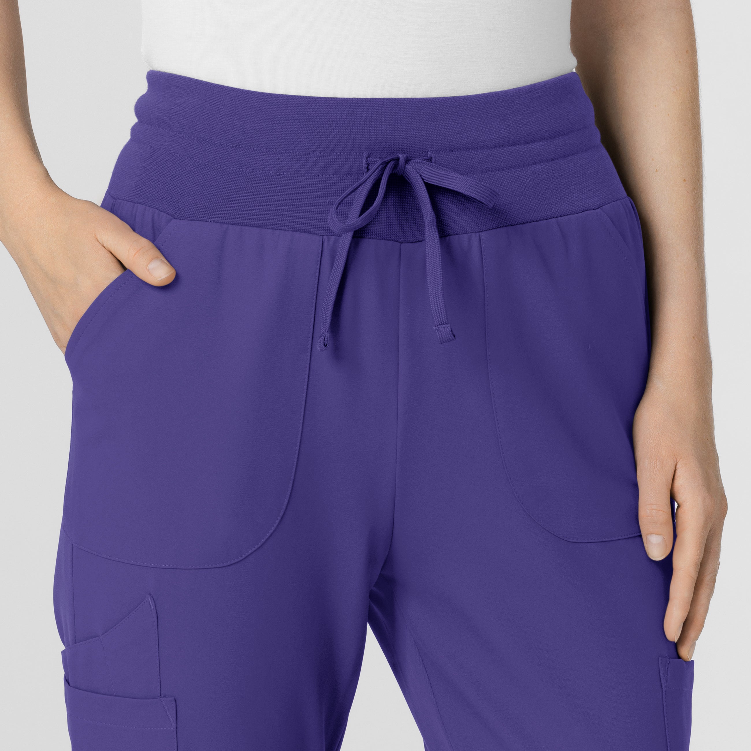 Thrive 5522 Convertible Stirrup Jogger Scrub Pants Grape