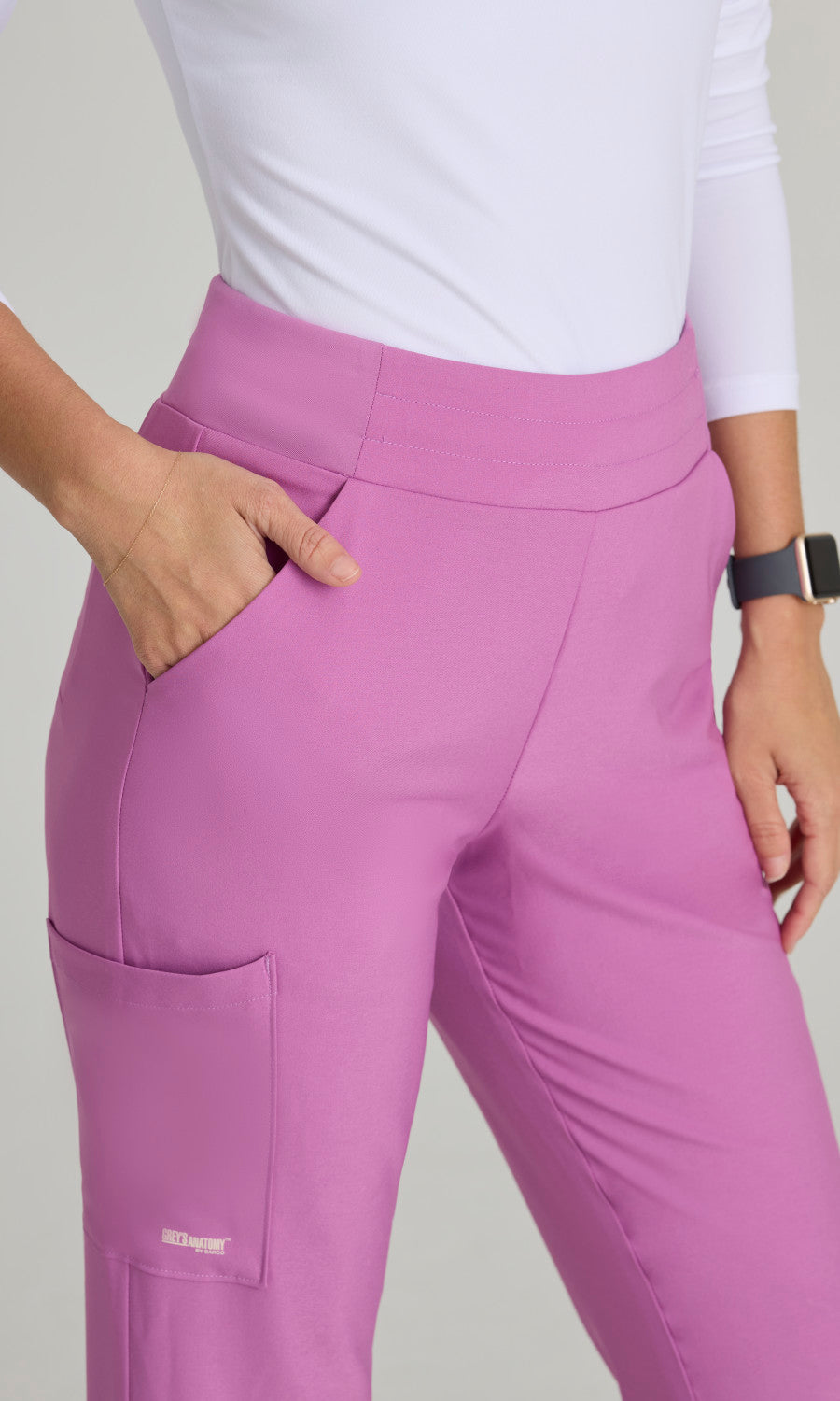 Grey's Anatomy Evolve GSSP651 Flight Scrub Pants Twilight Mauve