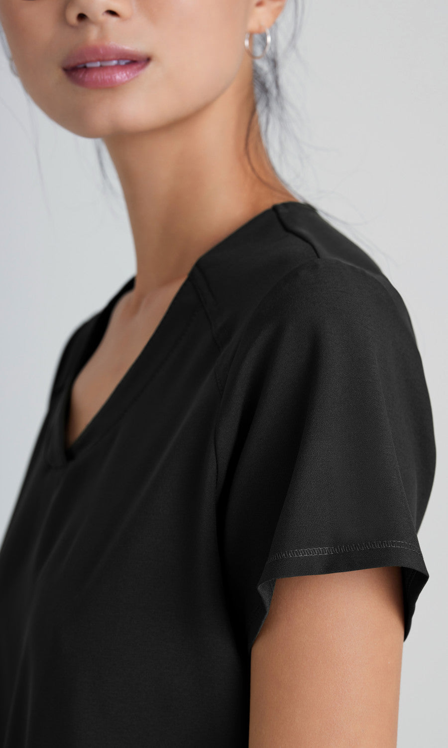 Grey's Anatomy Evolve GSST180 Rhythm Scrub Top Black