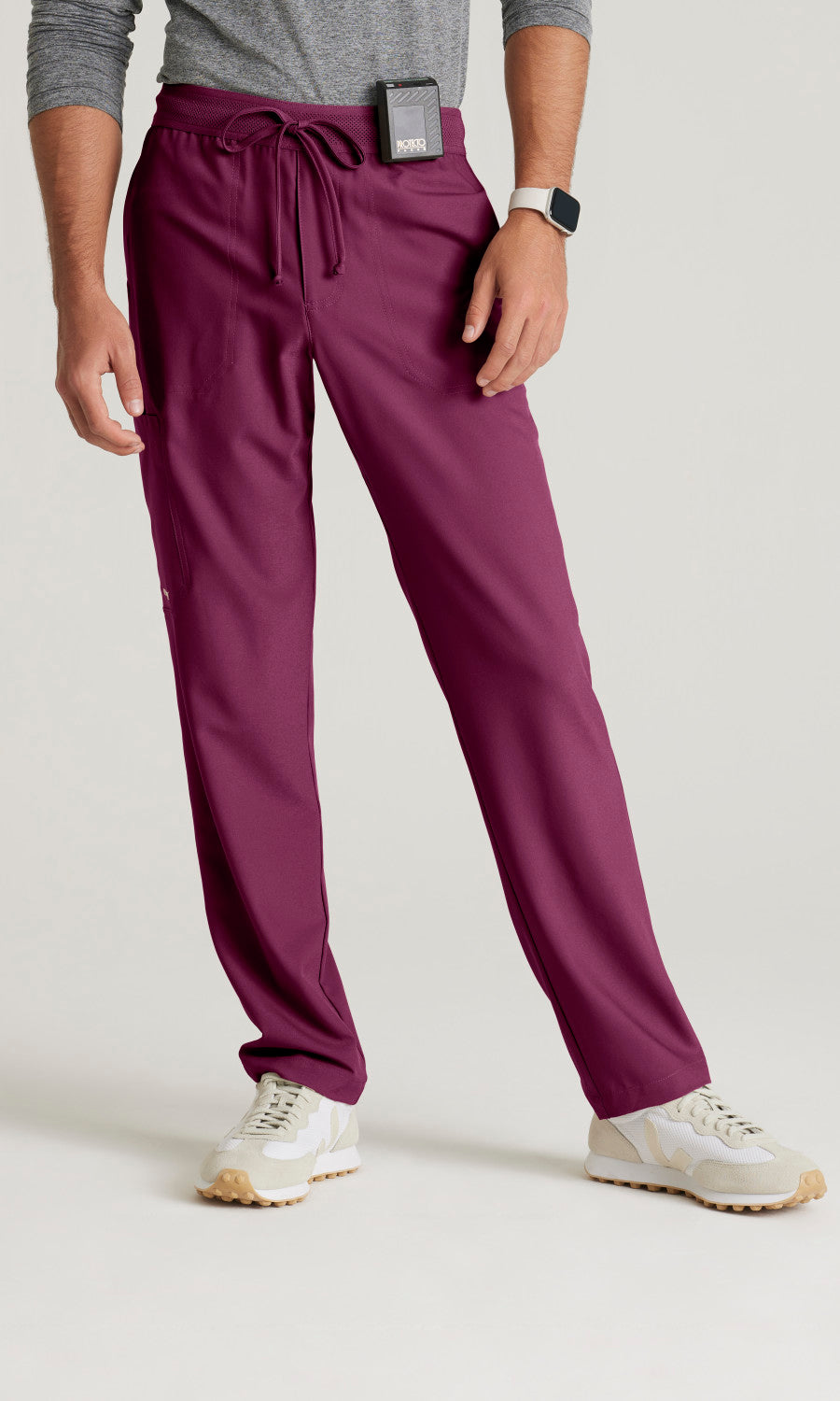 Grey's Anatomy Evolve GSSP649 Highland Scrub Pants Wine
