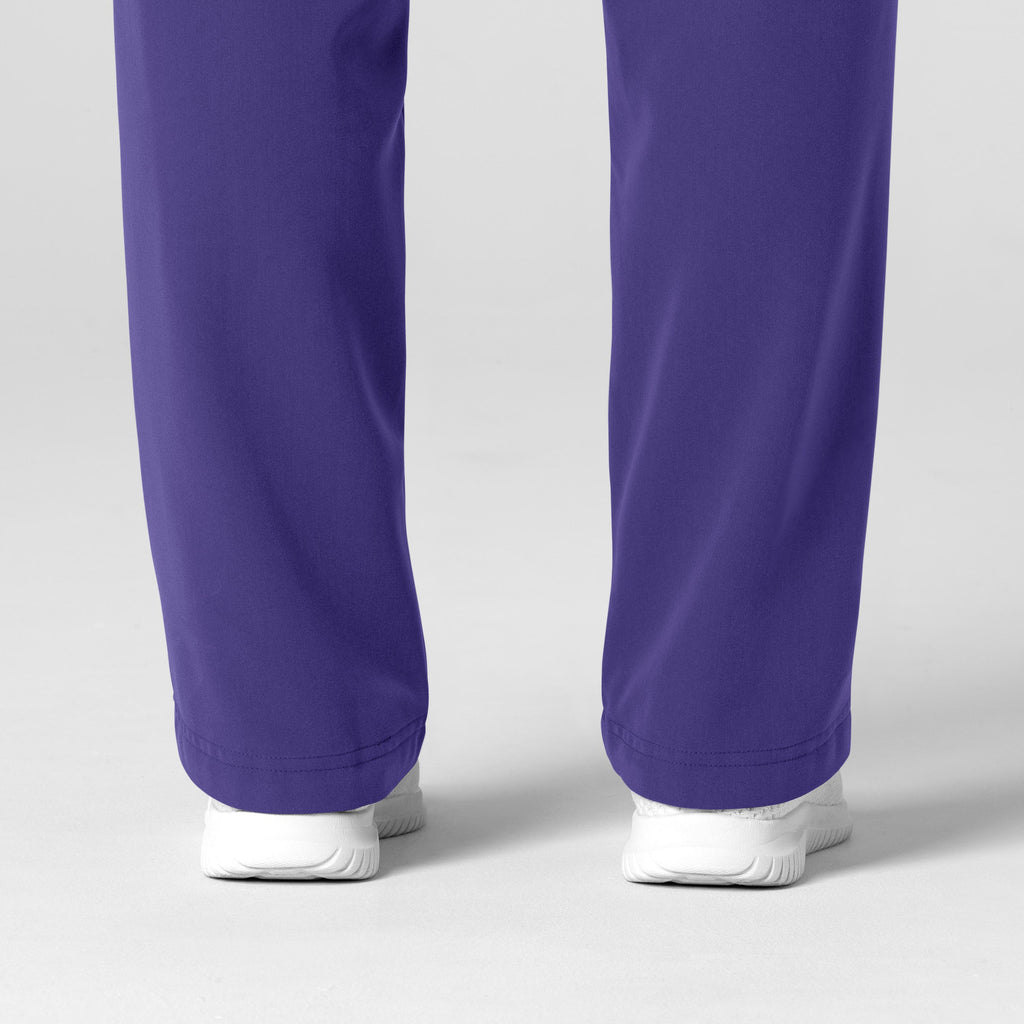 Nova 5232 Stovepipe High-Low Hem Scrub Pants Grape