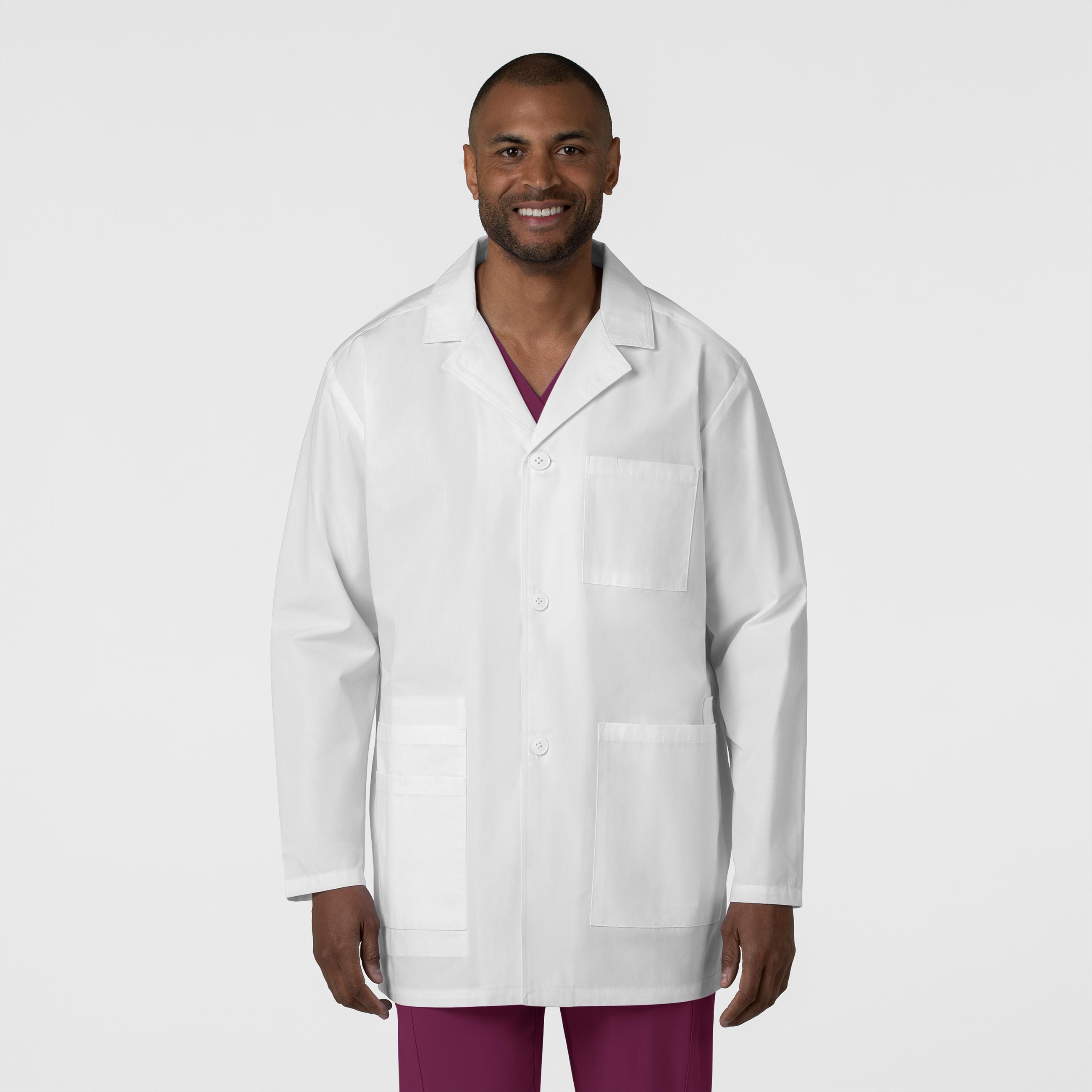 WonderLAB 7602 Unisex Iconic Lab Coat White