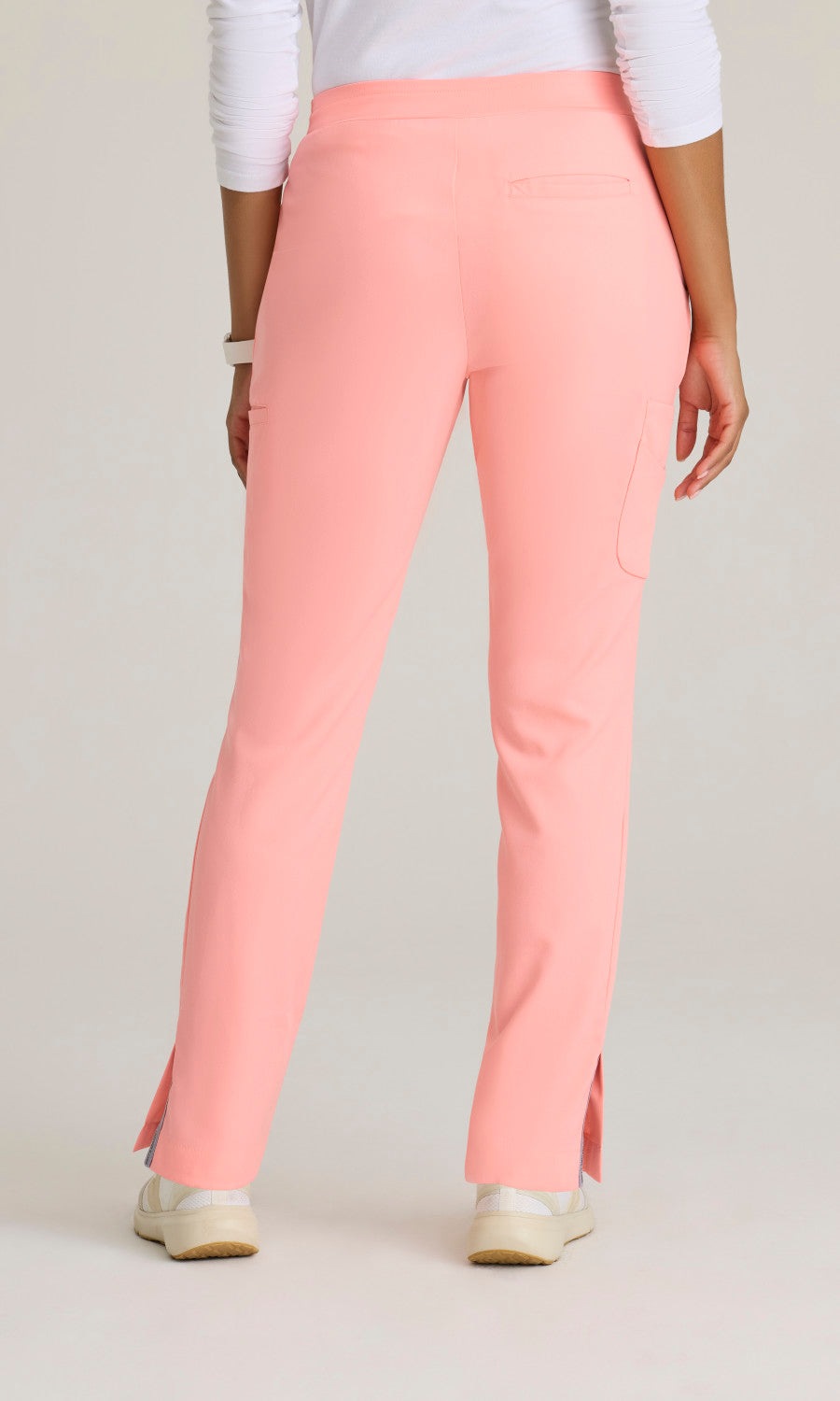 Grey's Anatomy Stretch GRSP526 Serena Scrub Pants Bright Papaya