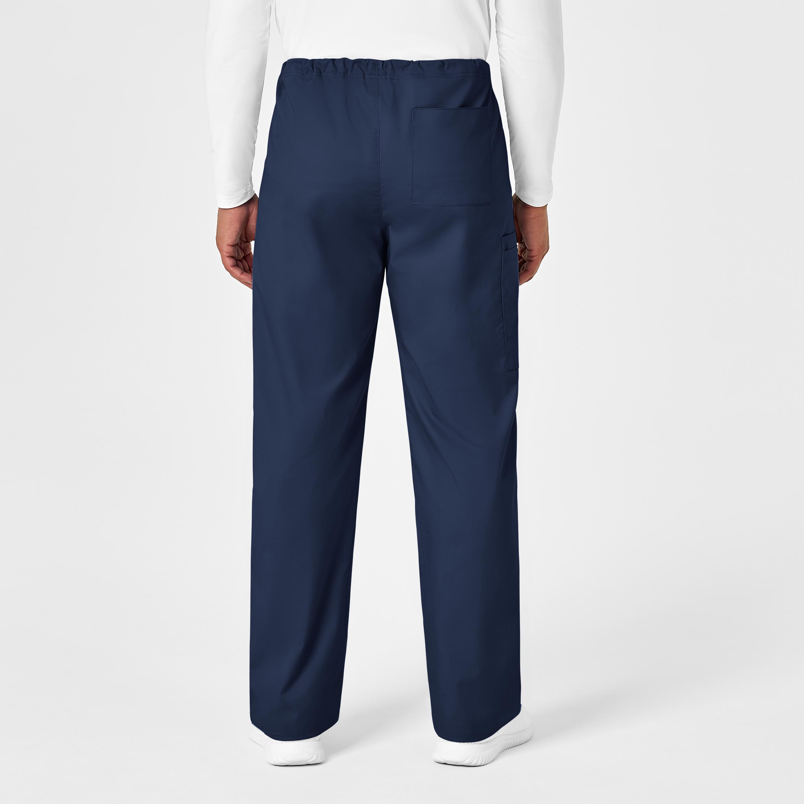WonderWORK 500 Unisex Drawstring Cargo Scrub Pants Navy