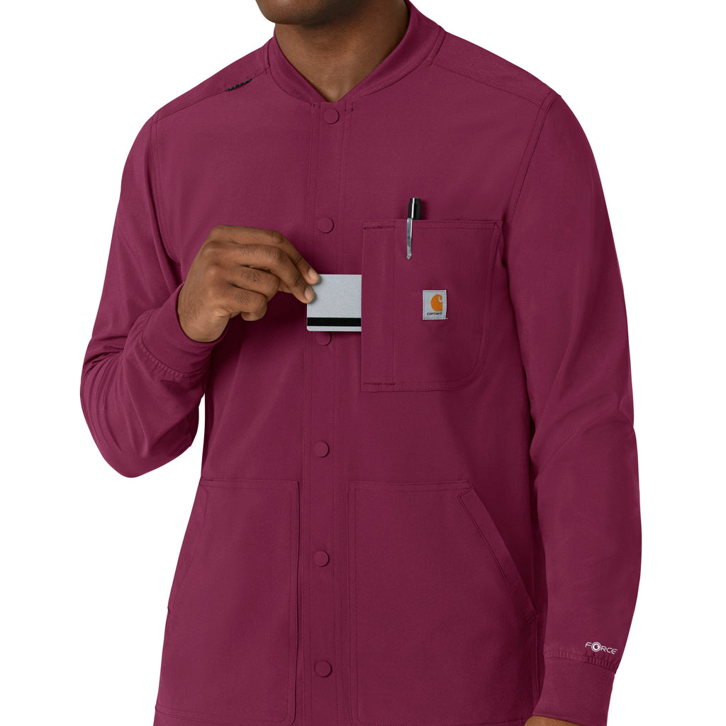 Force Cross-Flex C86210 Men's Shirt Jacket Wine