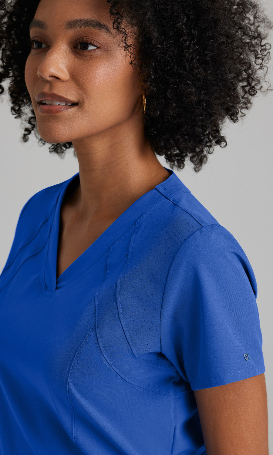 Barco One 5105 Racer Scrub Top Cobalt