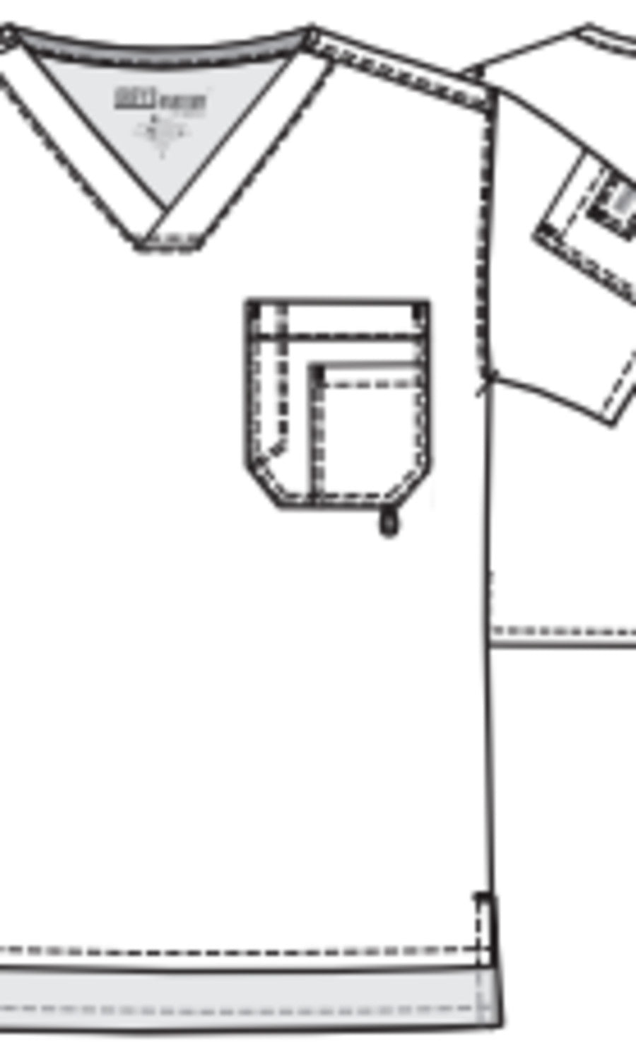 Grey's Anatomy Classic 0107 Preston Scrub Top Wine