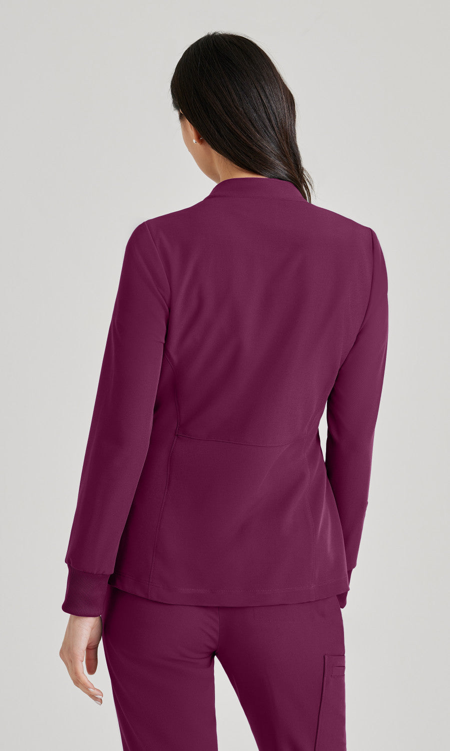 Barco Unify BUW884 Team Scrub Jacket Wine