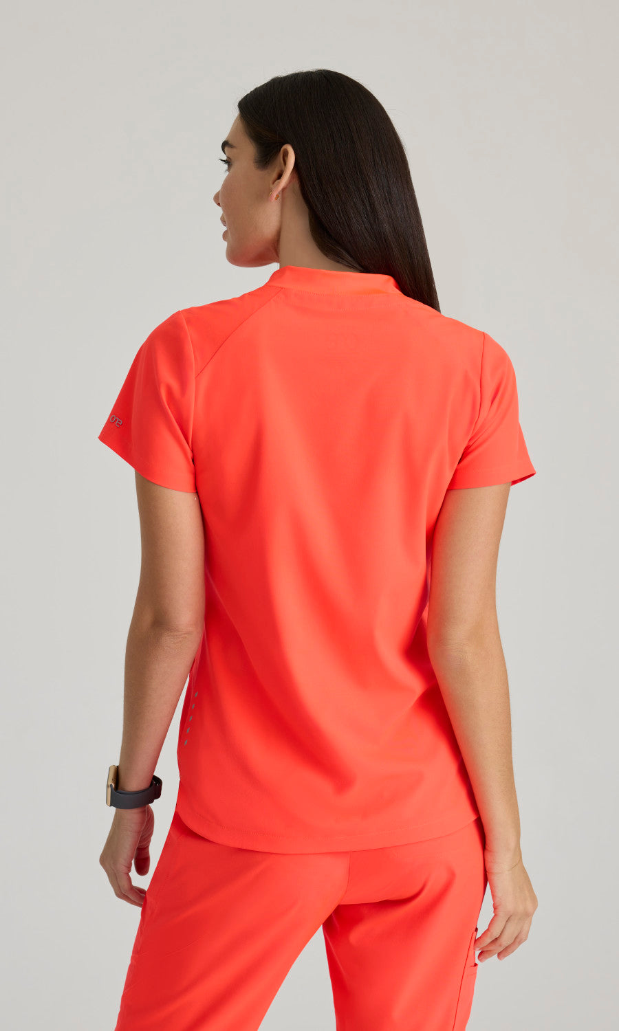 Barco One BOT216 Flux Scrub Top Neon Flame