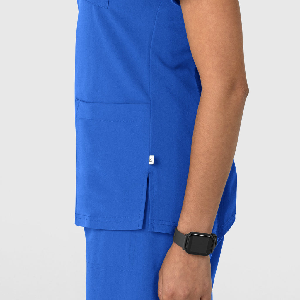 Nova 6132 Flex-n-Reach V-Neck Scrub Top Royal