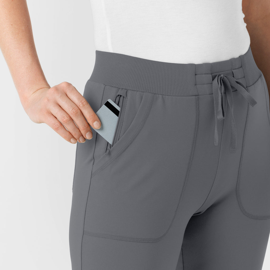 RENEW 5259 Knit Track Scrub Pants Pewter