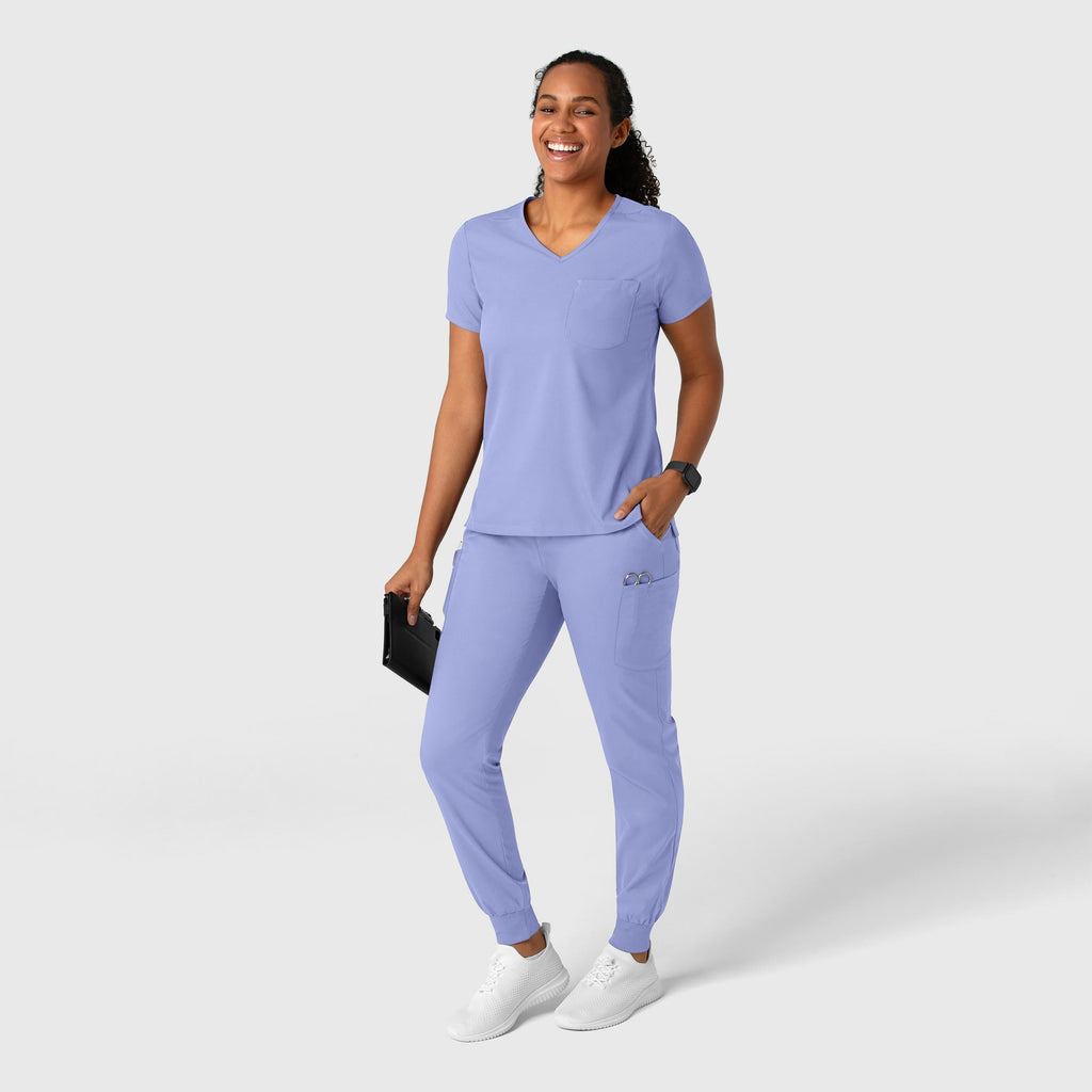 Boundless 5151 Jogger Scrub Pants Ceil Blue