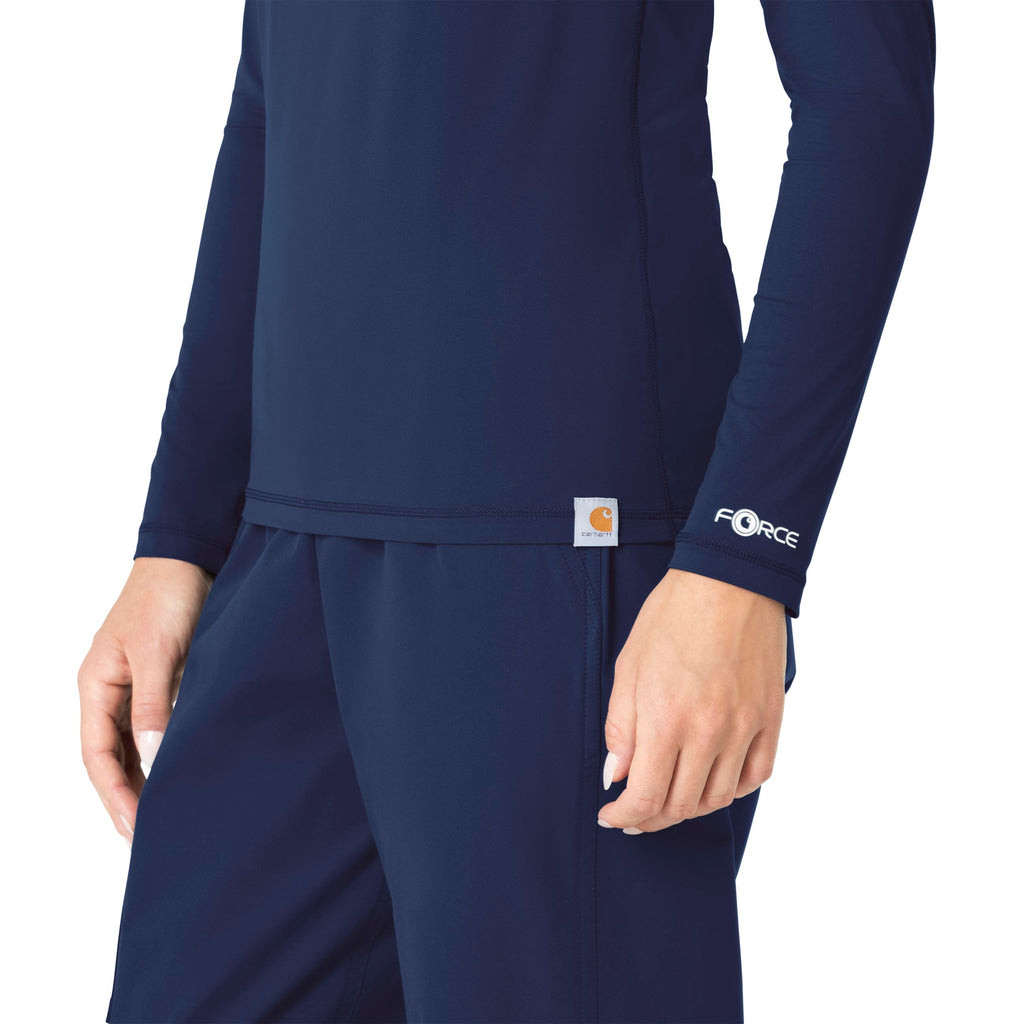 Force Sub-Scrubs C31002 Performance Long Sleeve Tee Navy