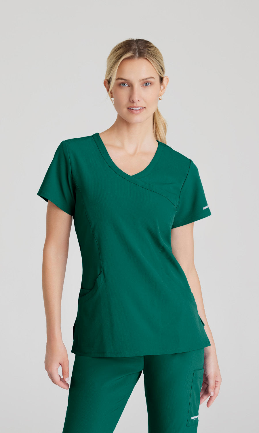 Skechers SK102 Reliance Scrub Top Hunter Green