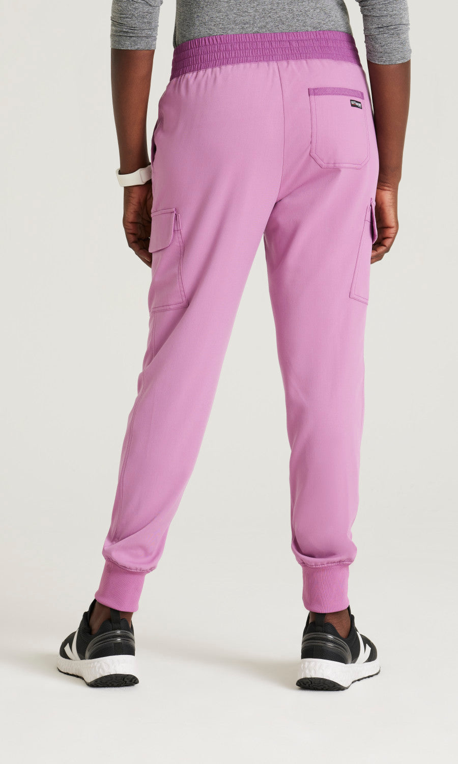 Grey's Anatomy Spandex Stretch GRSP639 Amelia Scrub Pants Pink Topaz