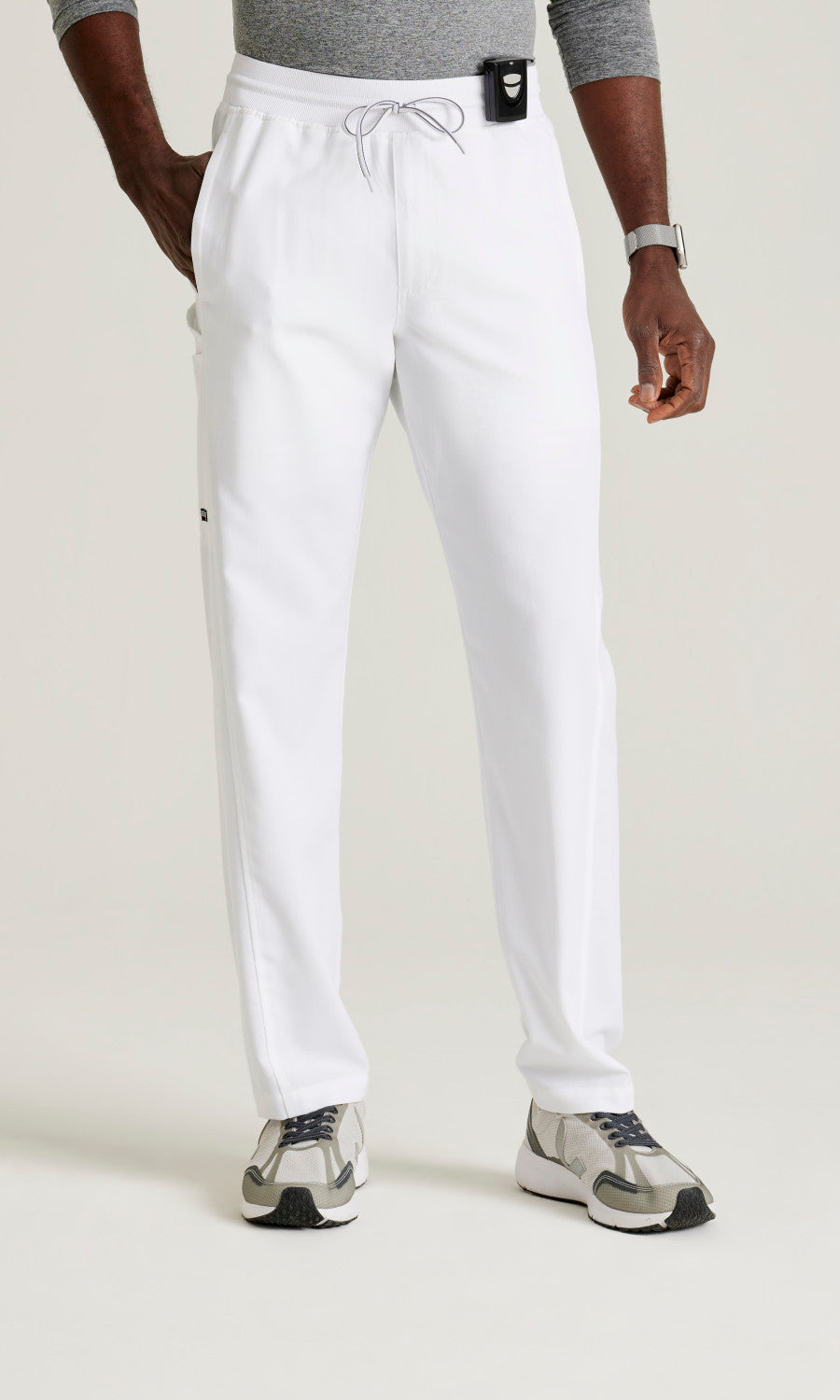 Grey's Anatomy Stretch GRSP617 Hudson Scrub Pants White