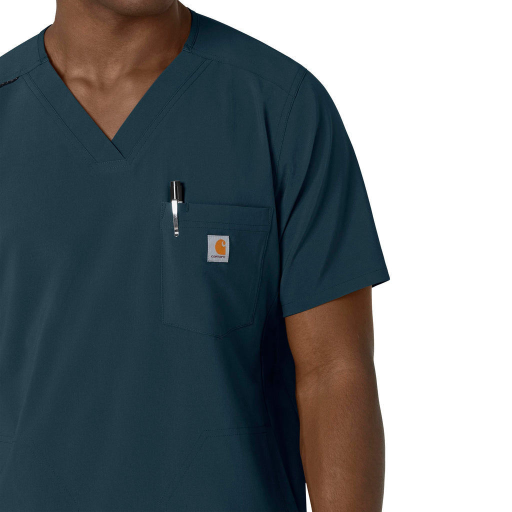 Force Cross-Flex C16410 Men's V-Neck Scrub Top Navy