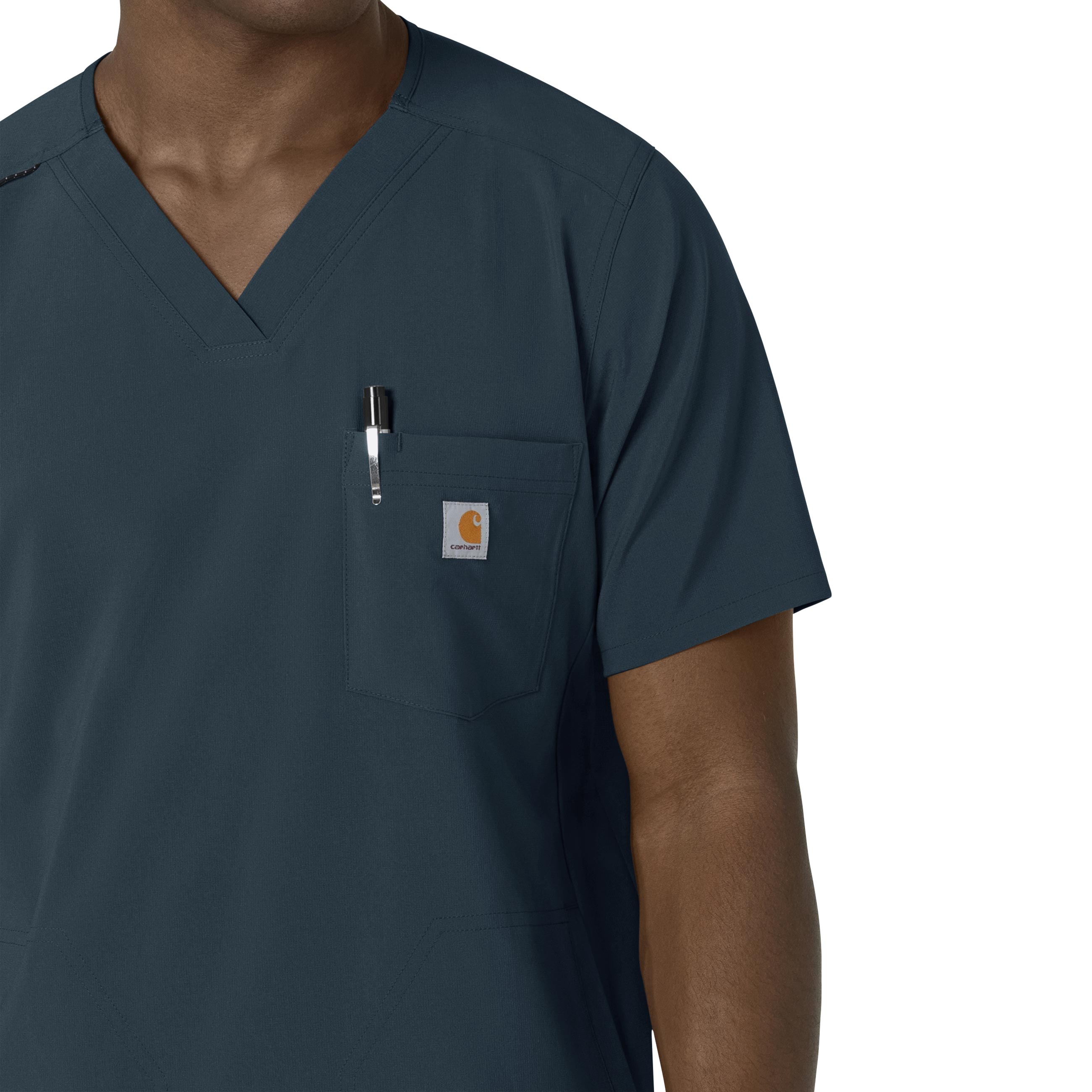 Force Cross-Flex C16410 Men's V-Neck Scrub Top Navy