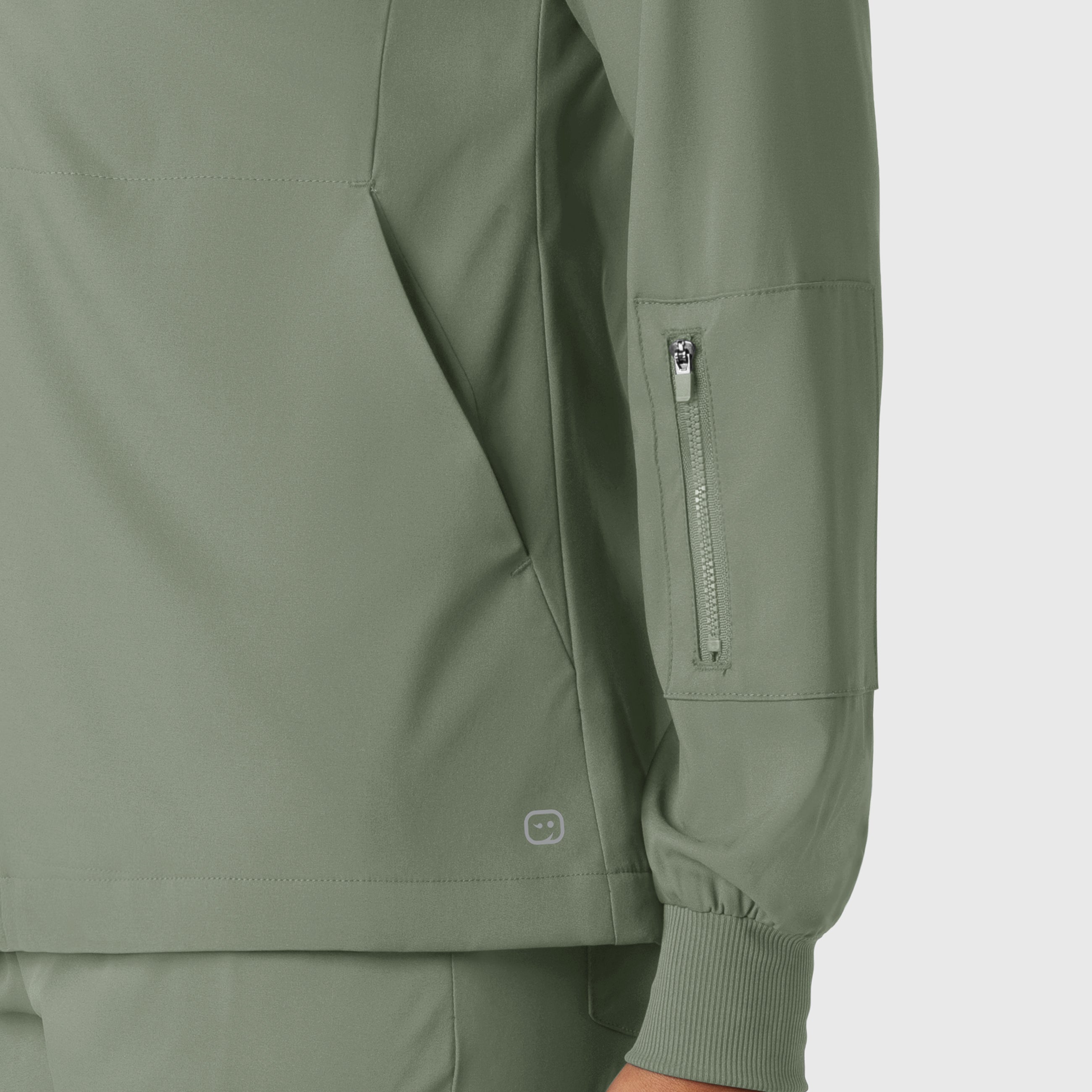 Boundless 8151 Warm Up Scrub Jacket Sage