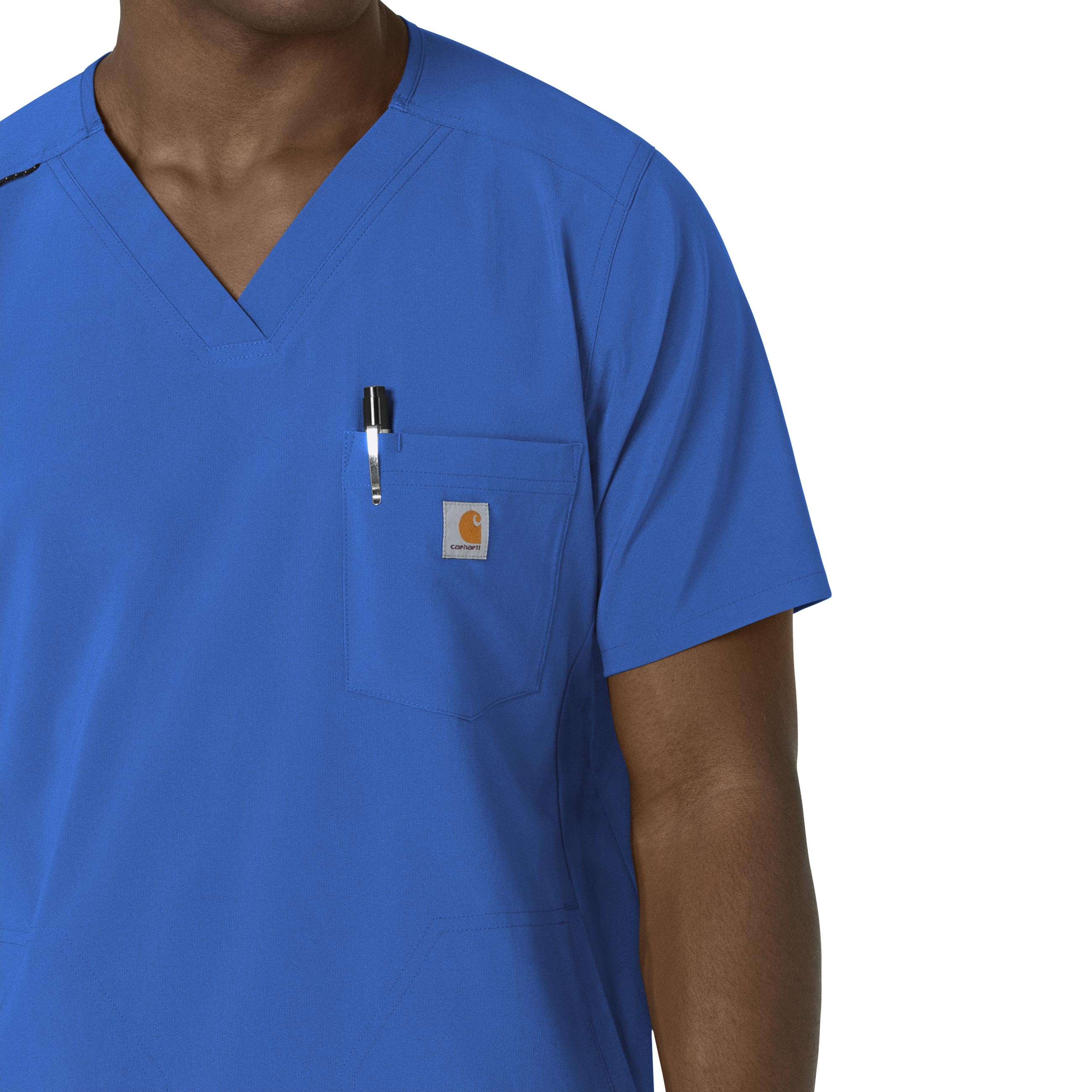 Force Cross-Flex C16410 Men's V-Neck Scrub Top Royal