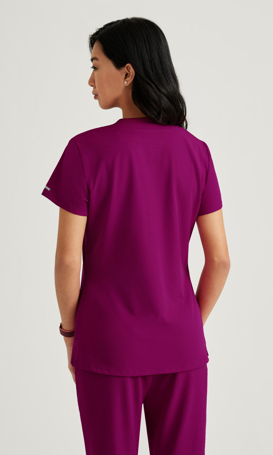 Skechers SKT147 Dignity Scrub Top Wine