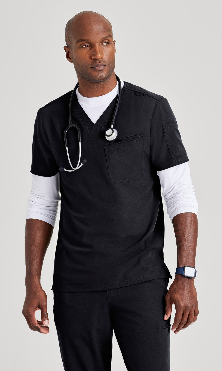 Barco Unify BUT153 Rally Scrub Top Black