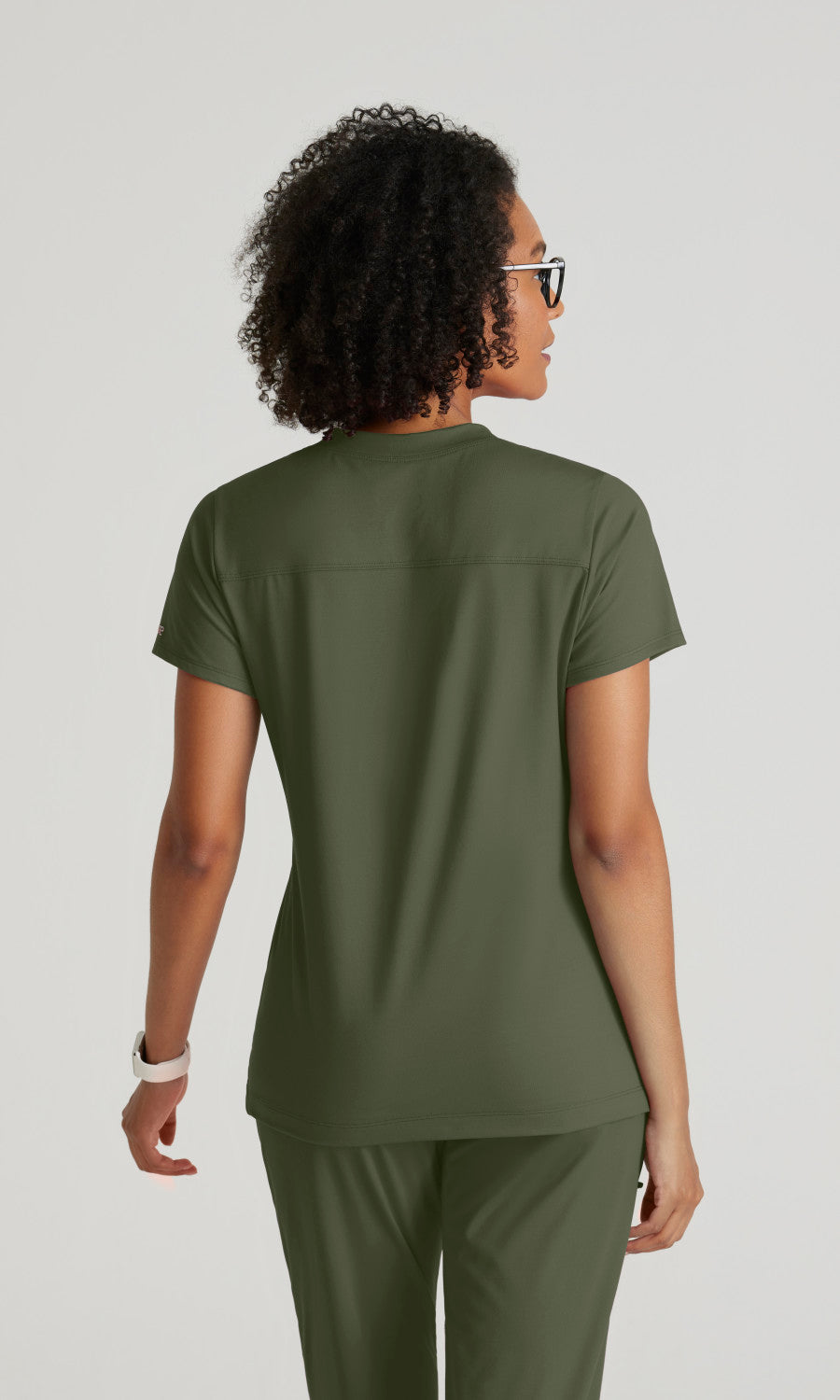 Barco One Performance Knits BOT209 Victory Knit Scrub Top Olive