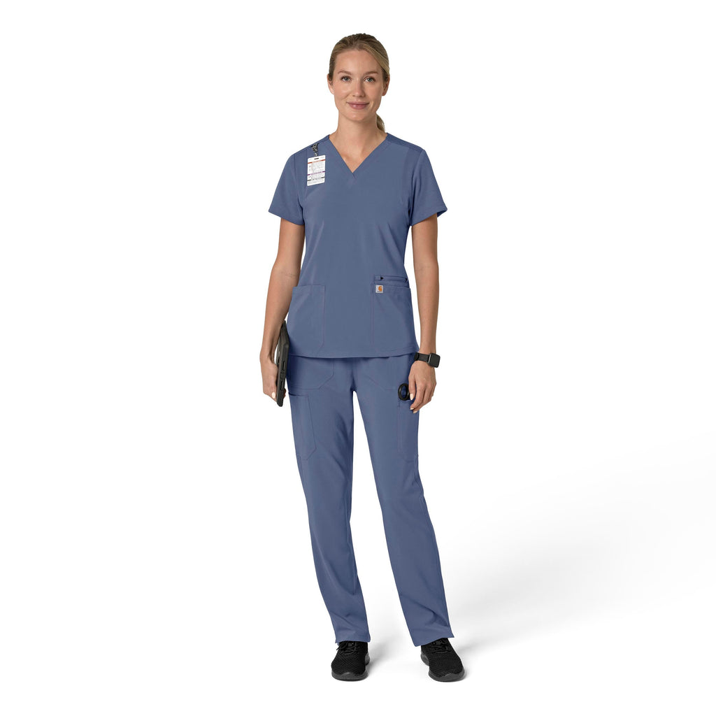 Force Cross-Flex C13210 Flex Panel V-Neck Scrub Top Riverside