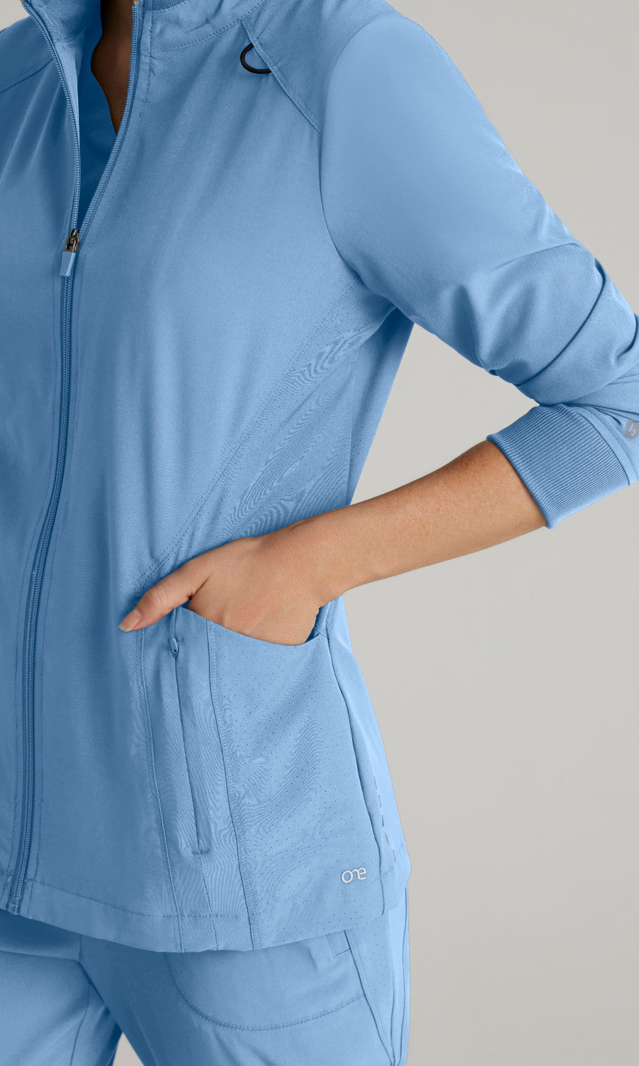 Barco One BOW894 Venture Scrub Jacket Ciel Blue