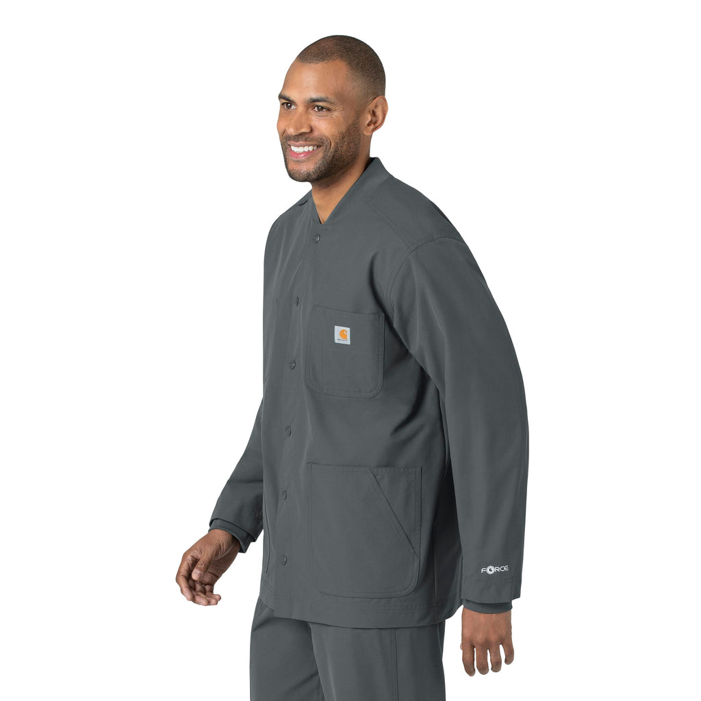 Force Essentials C85013 Unisex Chore Coat Pewter