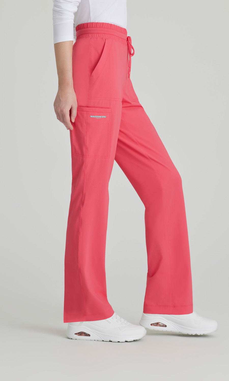 Skechers Slip-Ins Knits SKP668 Reach Knit Scrub Pants Punch Pink