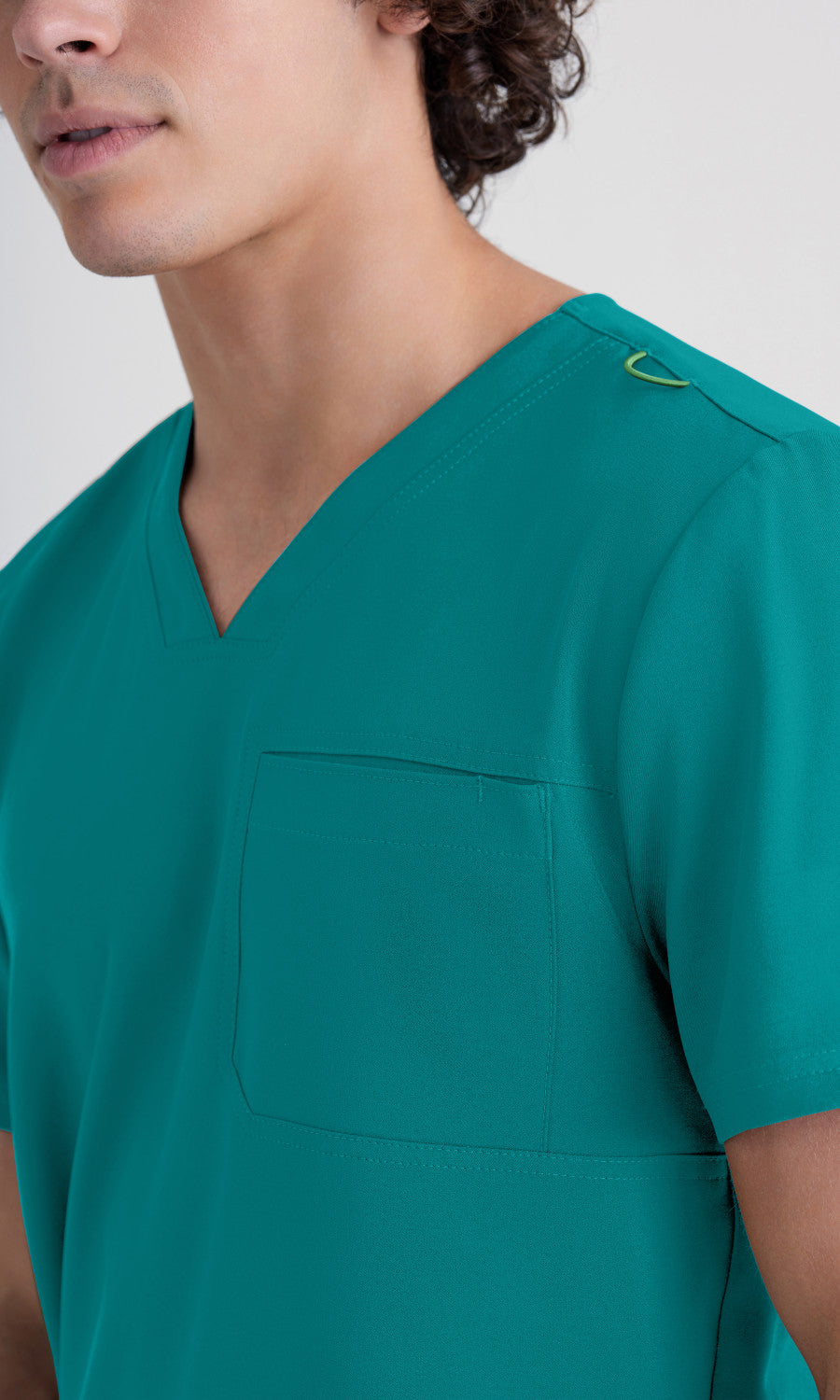 Grey's Anatomy Evolve GSST179 Journey Scrub Top Teal