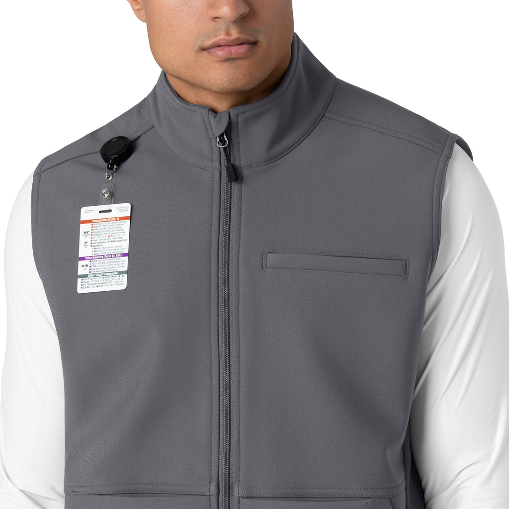 Rugged Flex C82023 Men's Bonded Fleece Vest Pewter